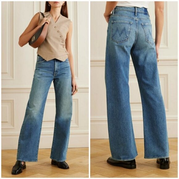 💕MOTHER SUPERIOR💕 The Lasso Sneak Jeans ~ Horsin' Around 31 NWT - Picture 8 of 17